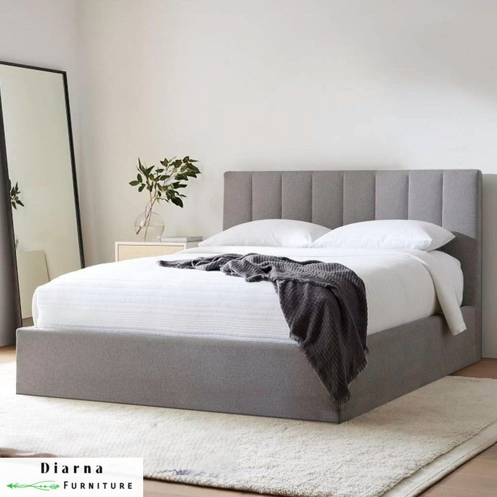 سرير فردي خشب ام دى اف - كحلي