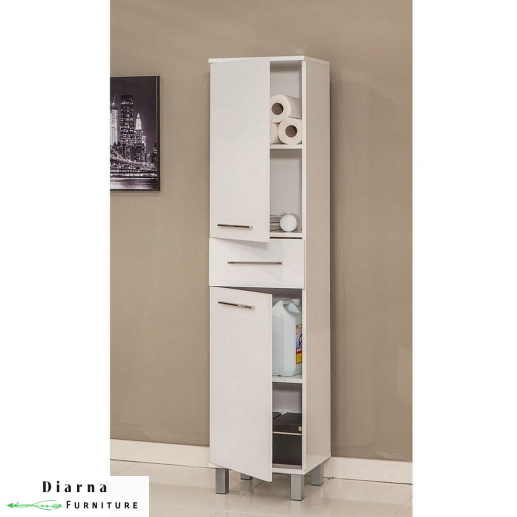 وحدة تخزين حمام - ابيض