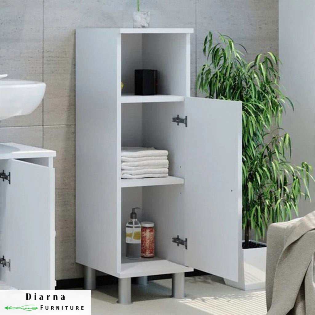 وحدة تخزين حمام - ابيض