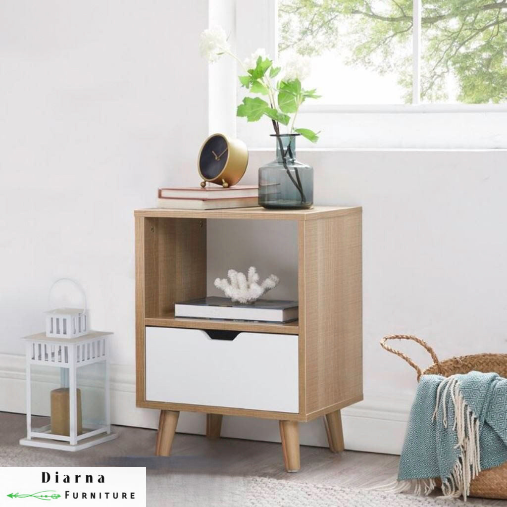 كومود ام دي اف - الوان وابيض