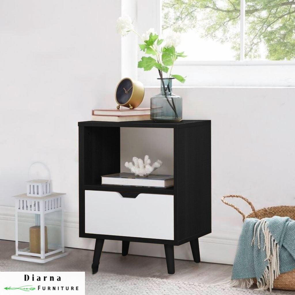 كومود ام دي اف - الوان وابيض