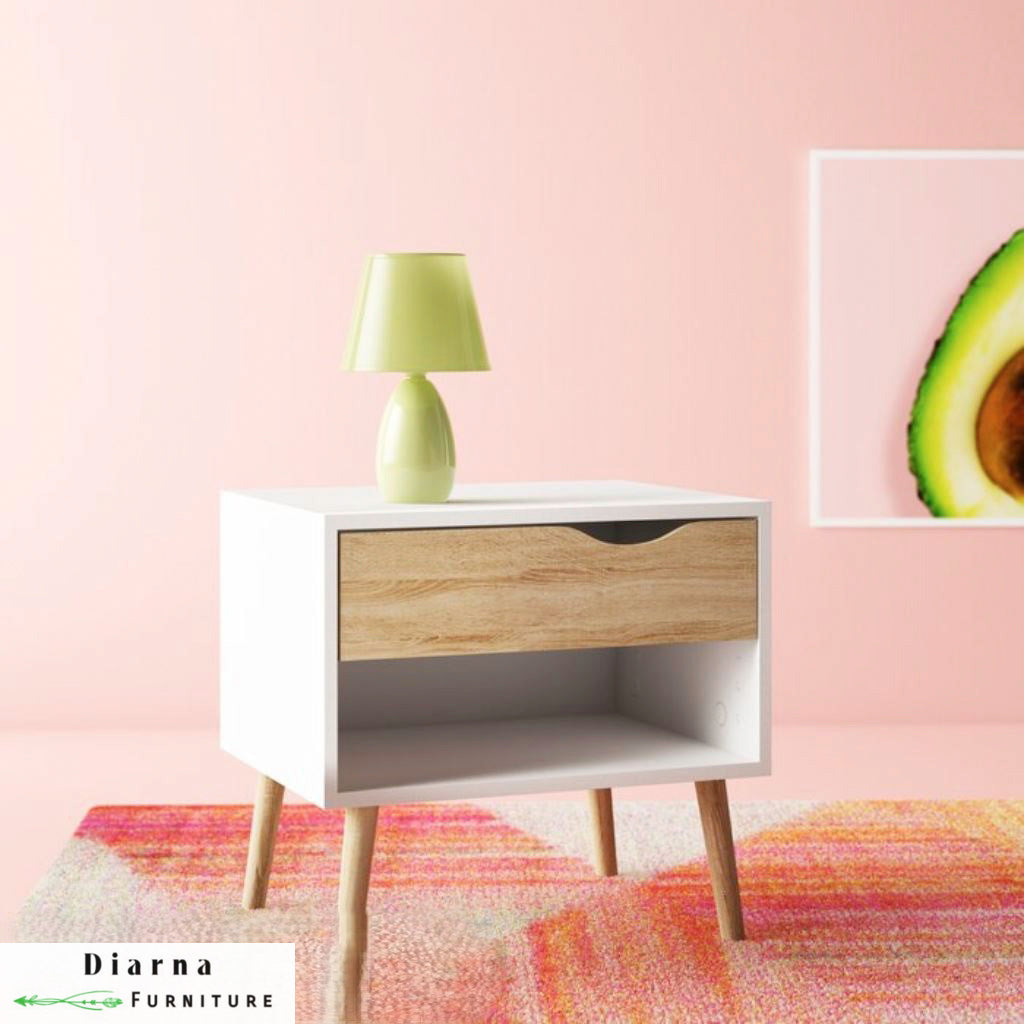 كومود ام دي اف - اسود وبيج