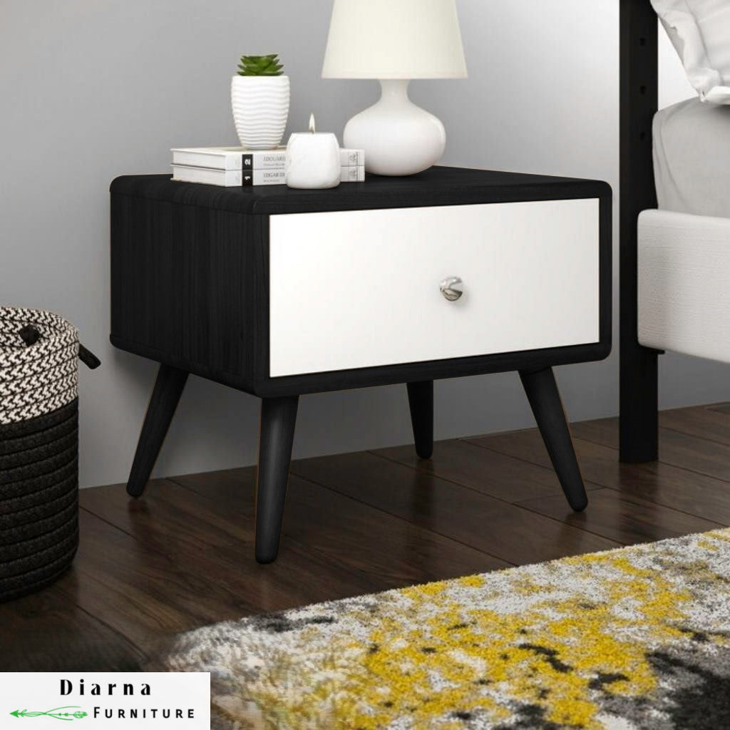 كومود ام دي اف - الوان وابيض