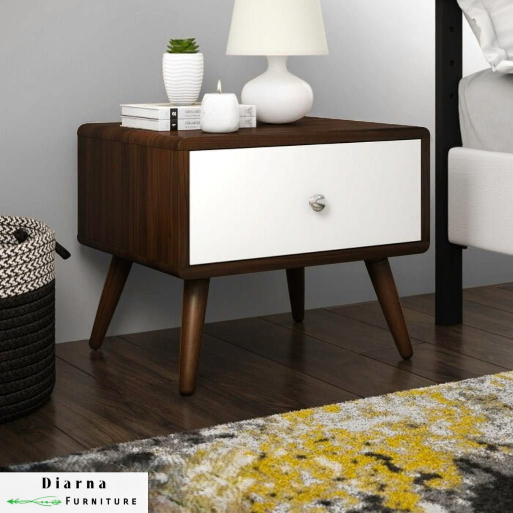 كومود ام دي اف - الوان وابيض