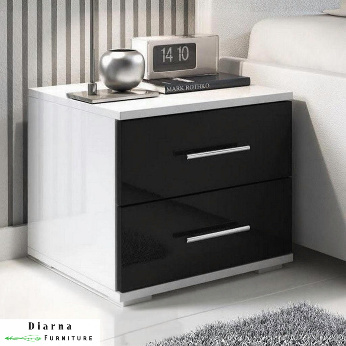 كومود ام دي اف - ابيض واسود