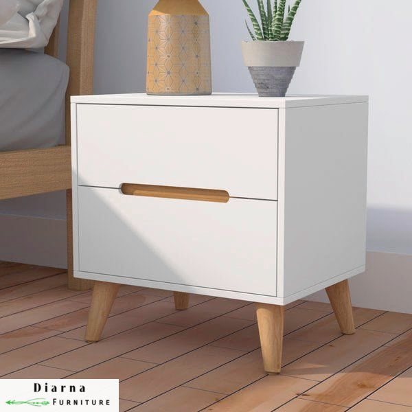 كومود ام دي اف - ابيض