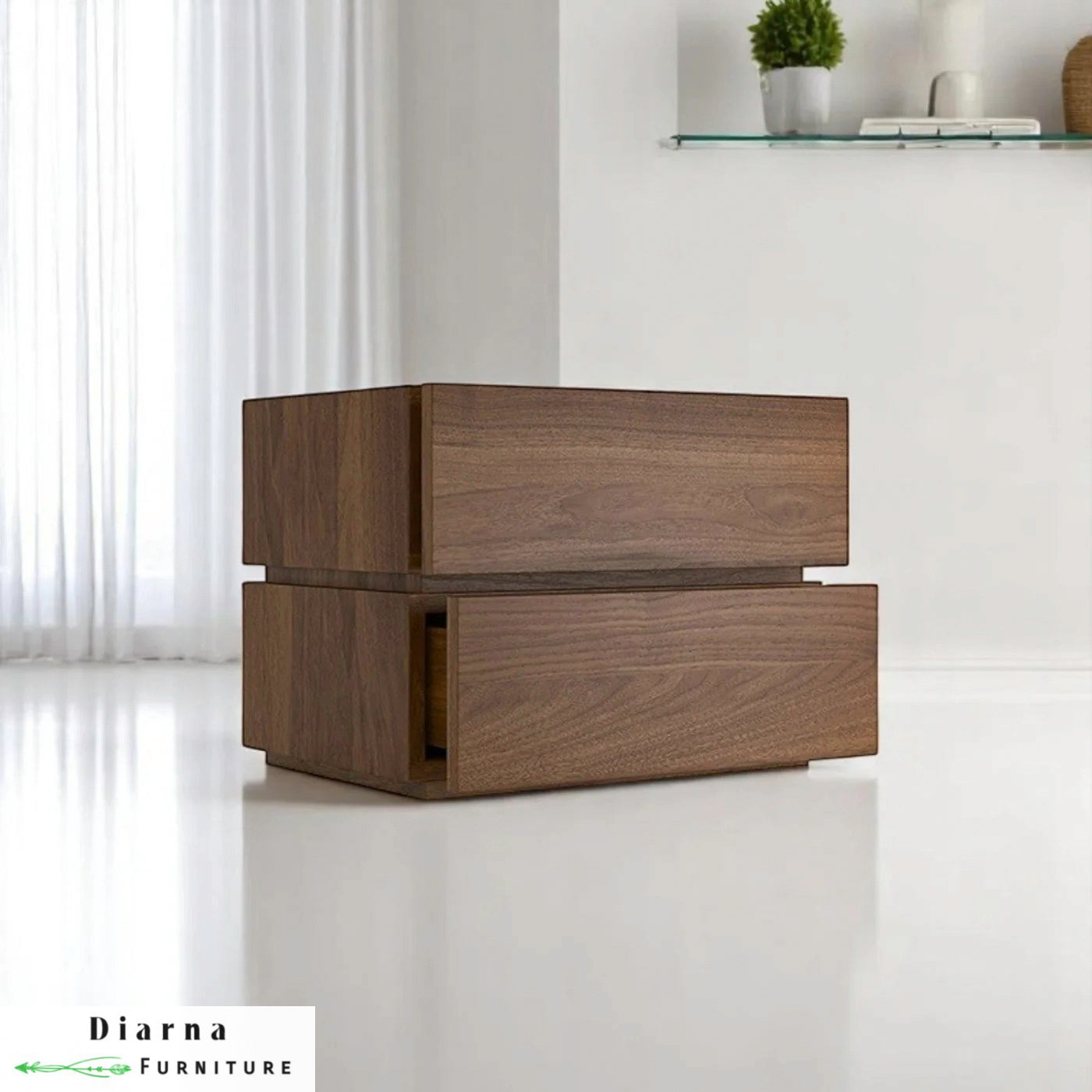 كومود ام دي اف - بني