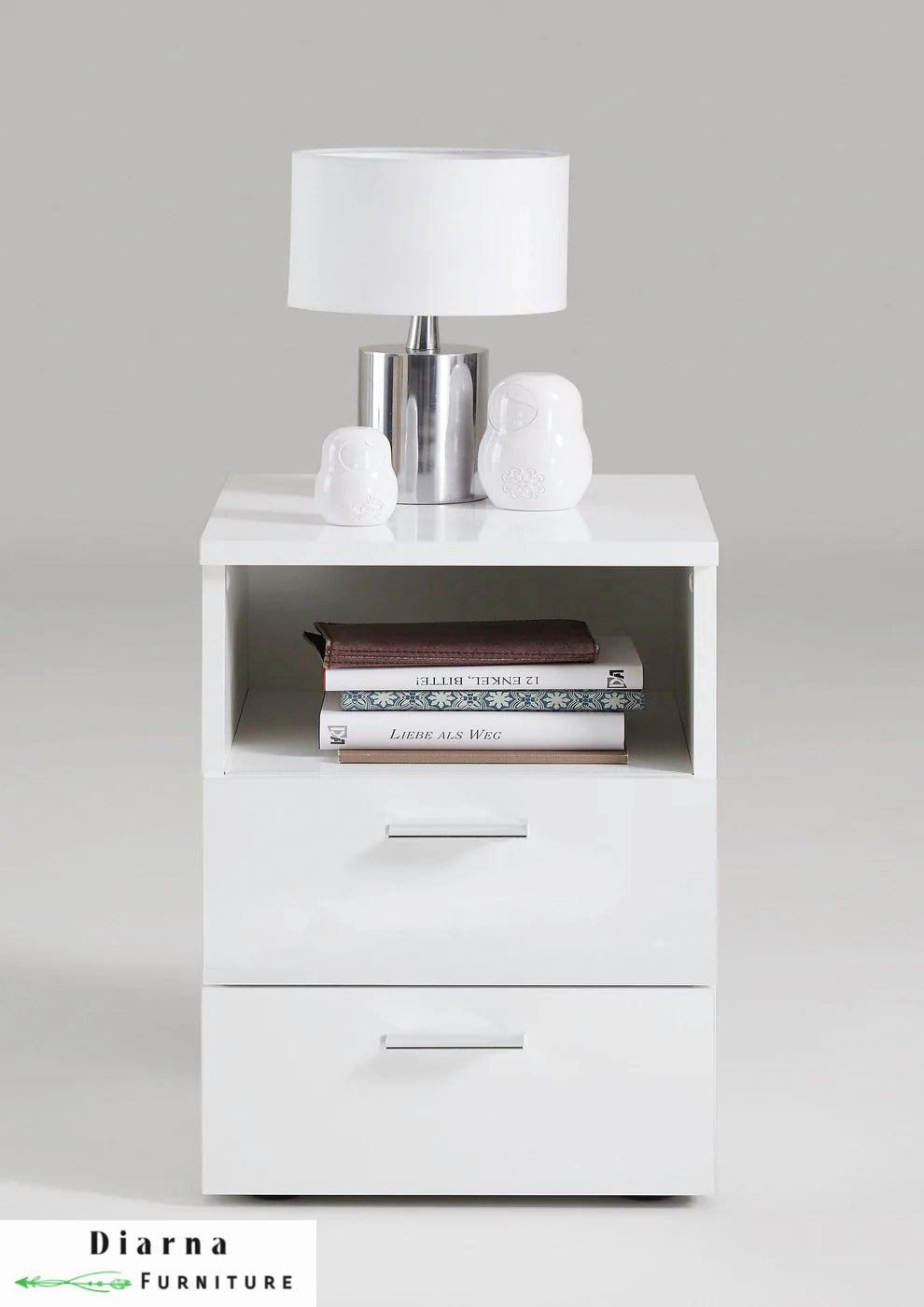 كومود ام دي اف - ابيض