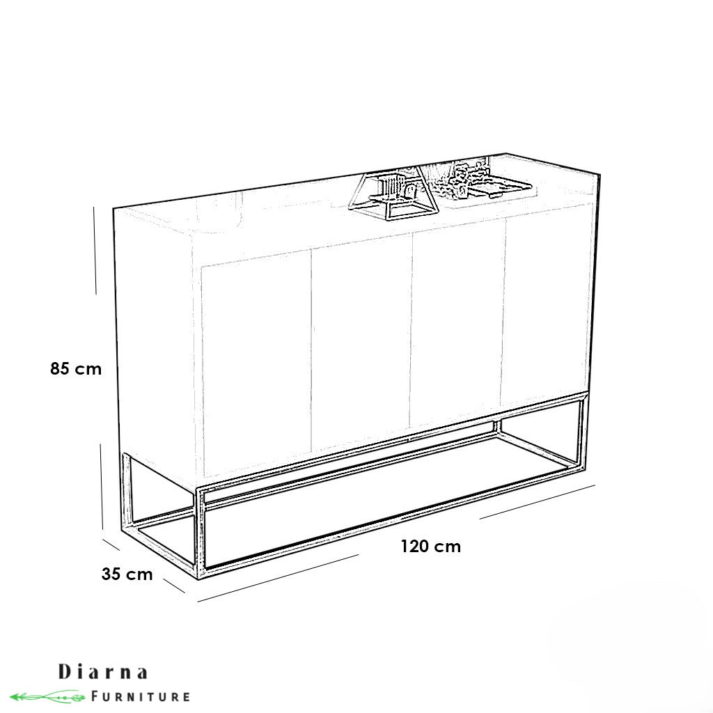 بوفيه ام دي اف وستيل - الوان