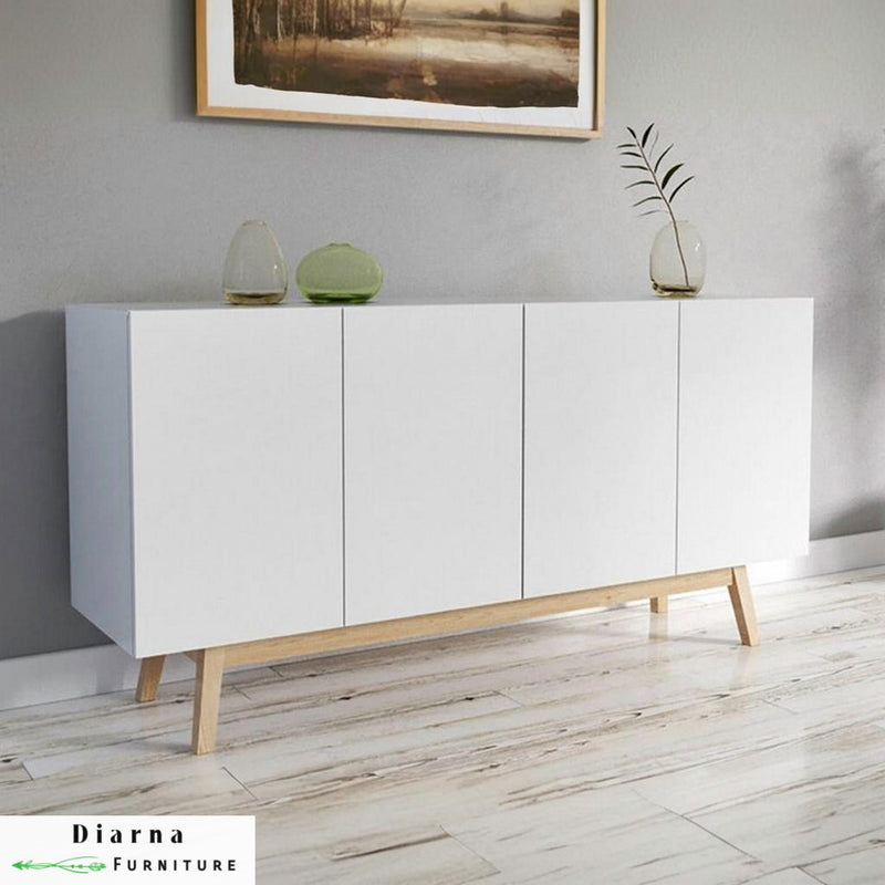 بوفيه ام دي اف - ابيض