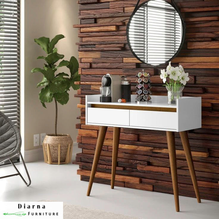 كوفي كورنر - ابيض وبني