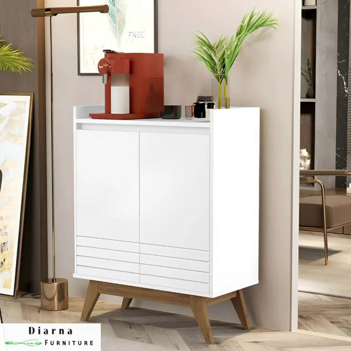 كوفي كورنر - ابيض وبني