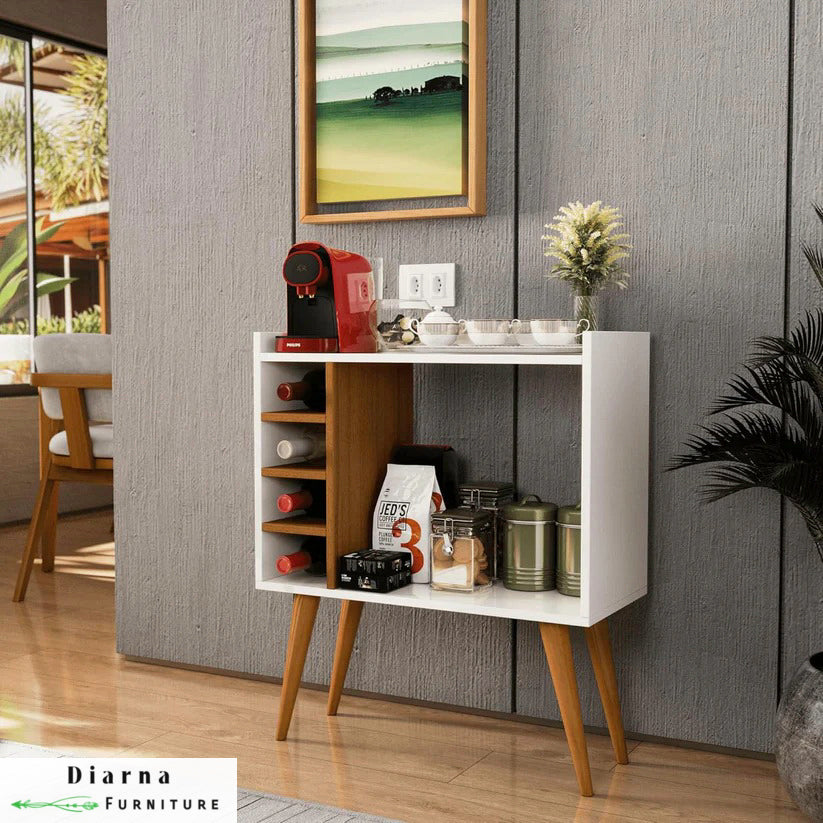 كوفي كورنر - ابيض وبني