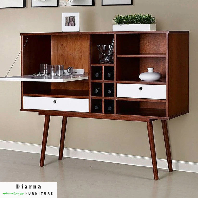 كوفي كورنر - بني وابيض