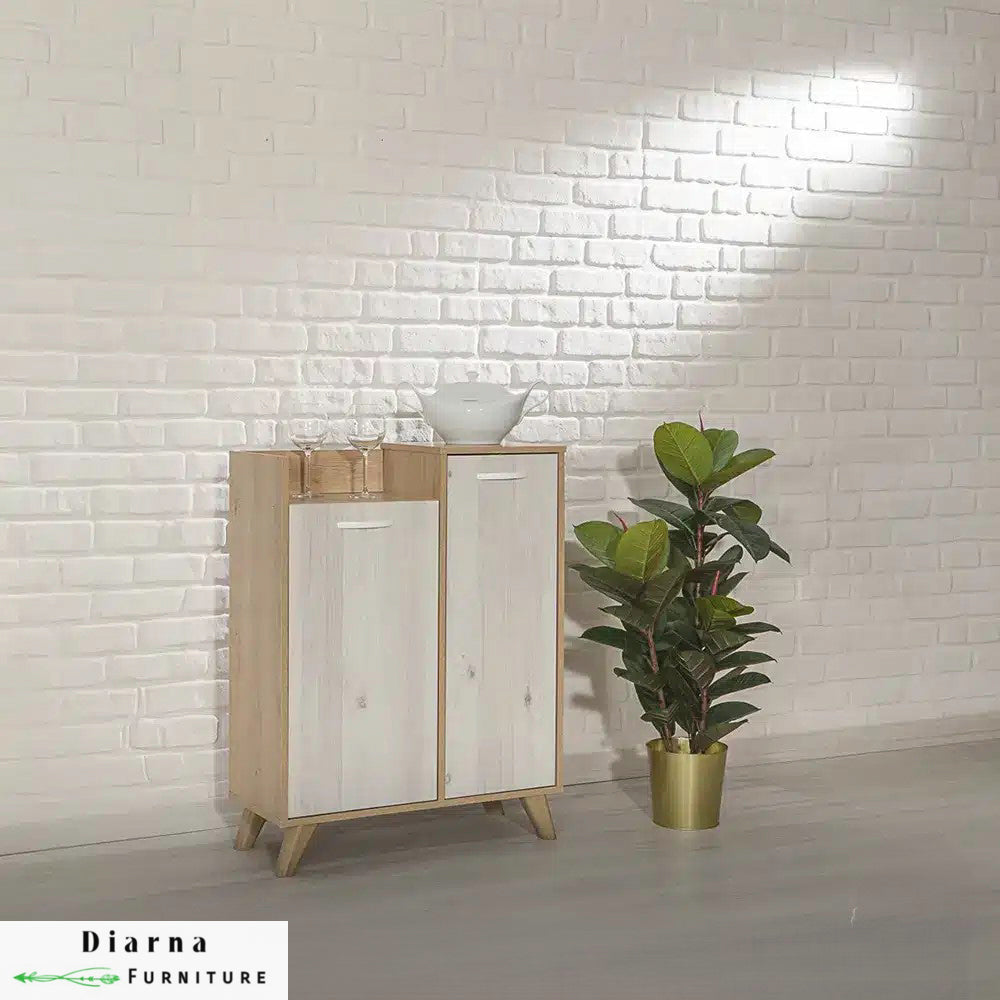 كوفي كورنر - ابيض وبيج