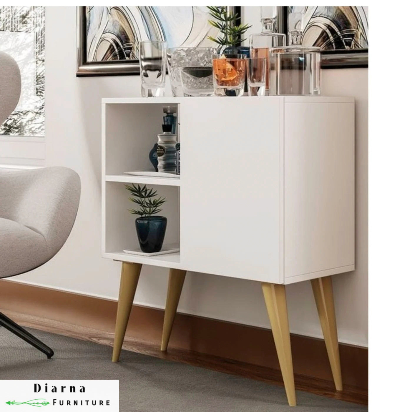 كوفي كورنر - ابيض