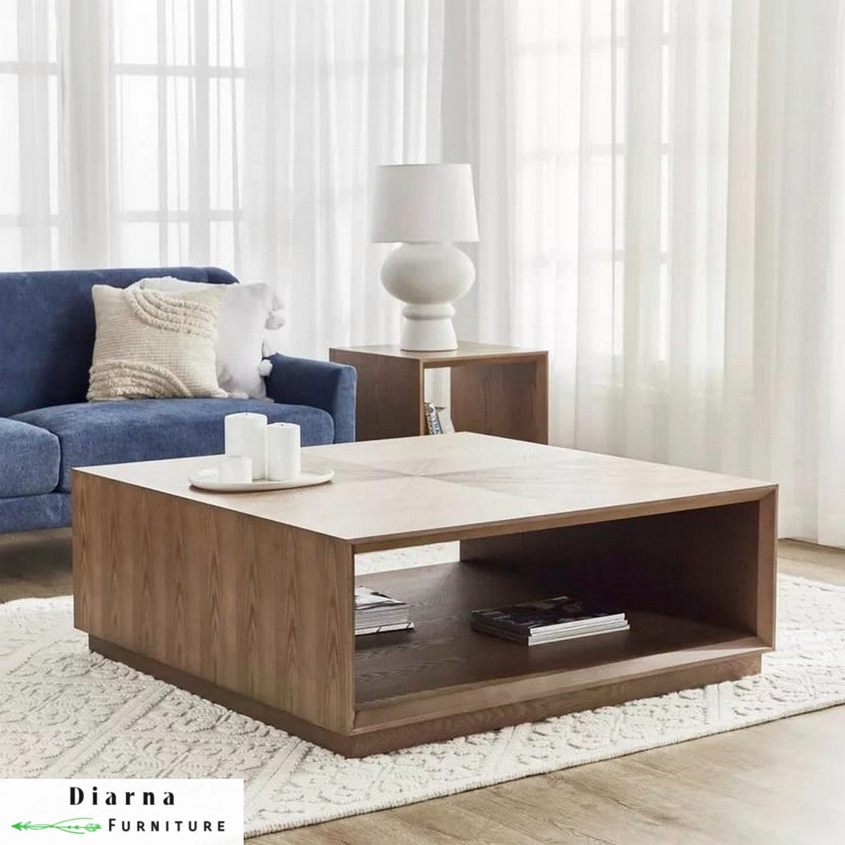 تربيزة قهوة ام دي اف - بيج