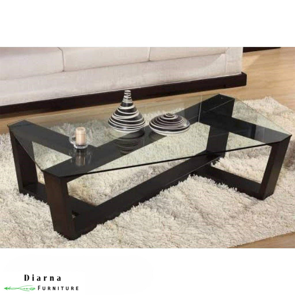 تربيزة قهوة ام دي اف  - بني