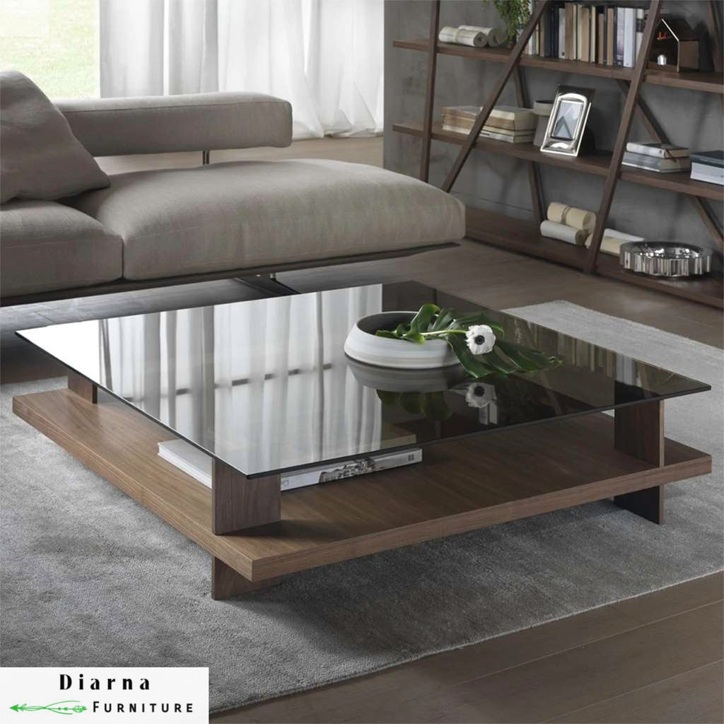 تربيزة قهوة ام دي اف  - الوان