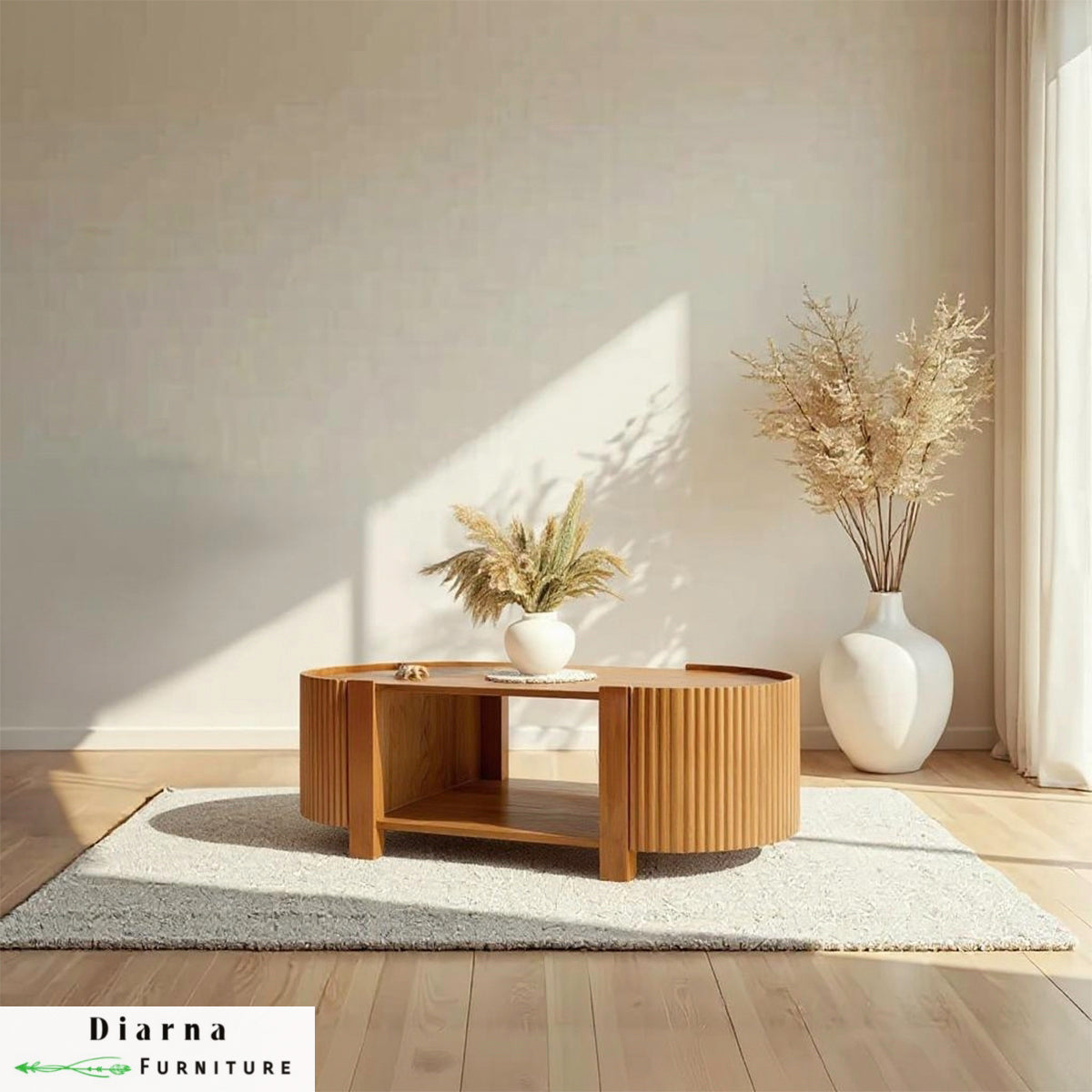 تربيزة قهوة ام دي اف - بيج