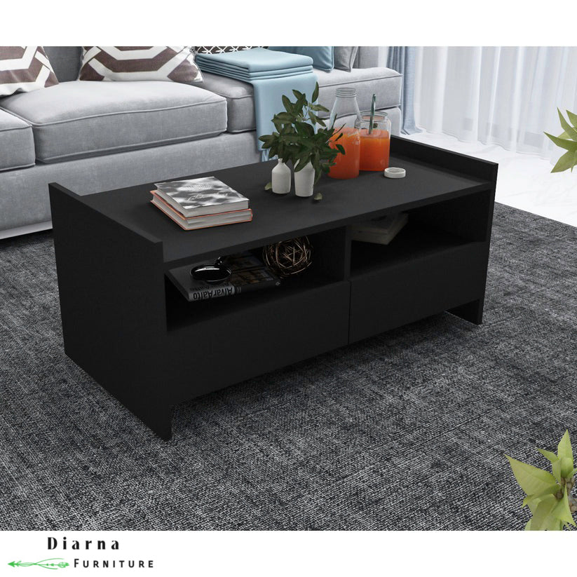 تربيزة قهوة ام دي اف - بني