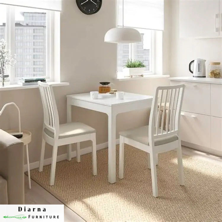 سفره خشب 3 قطع - ابيض