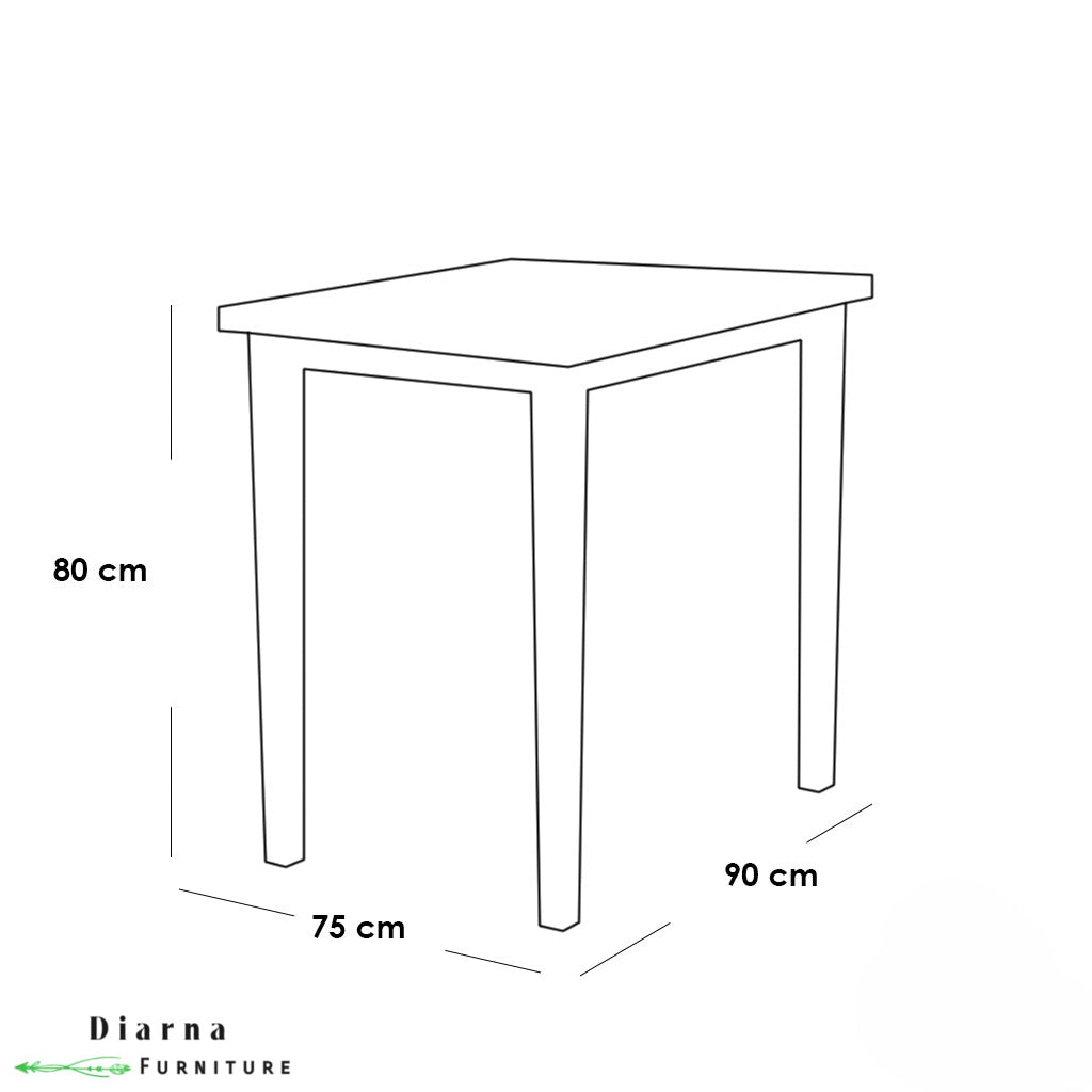 سفره خشب 3 قطع - ابيض