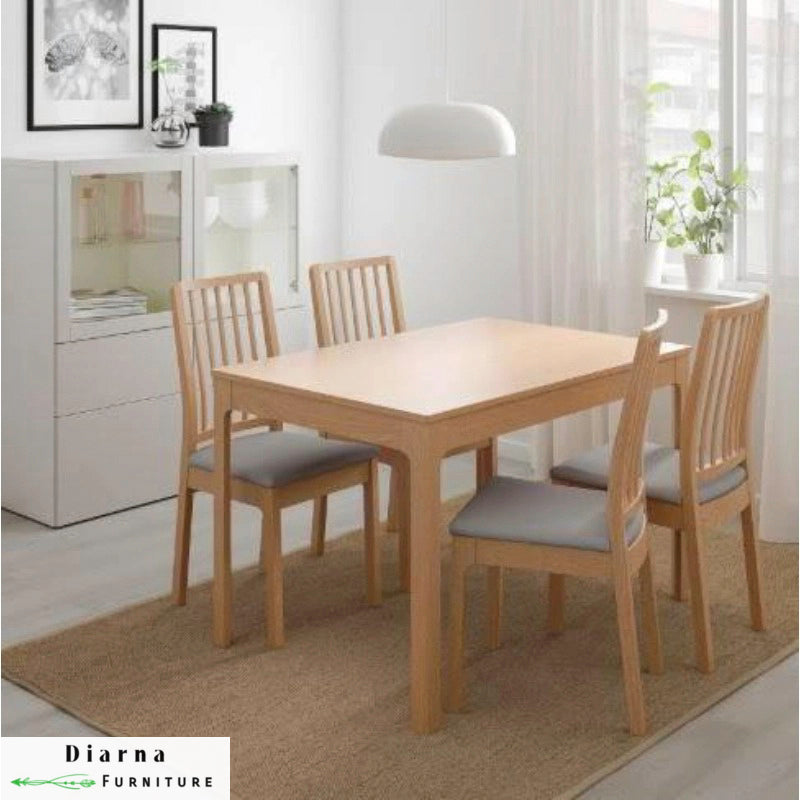 سفره خشب 5 قطع - ابيض