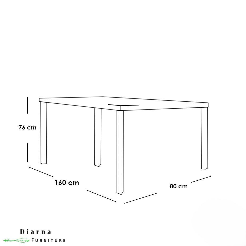سفره خشب 7 قطع - بني
