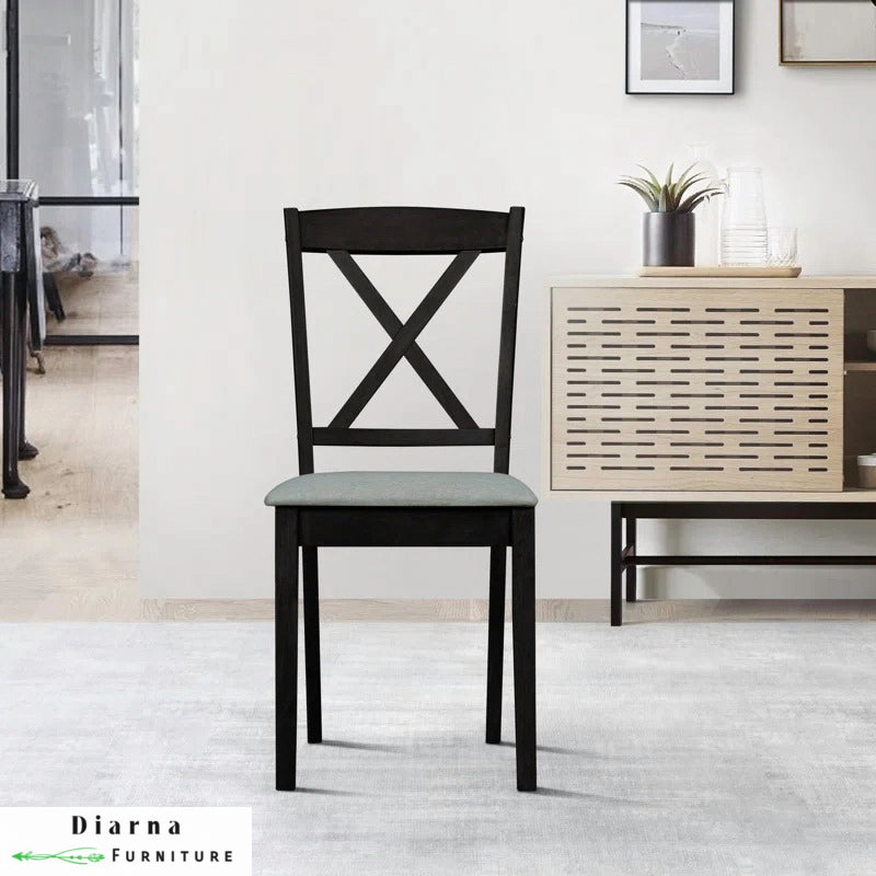 سفره خشب 5 قطع - اسود ورمادي