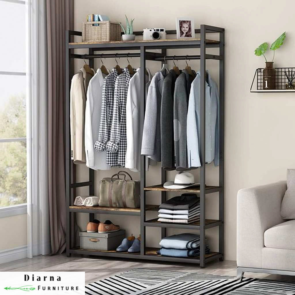 دريسنج ستيل وخشب - اسود وبني