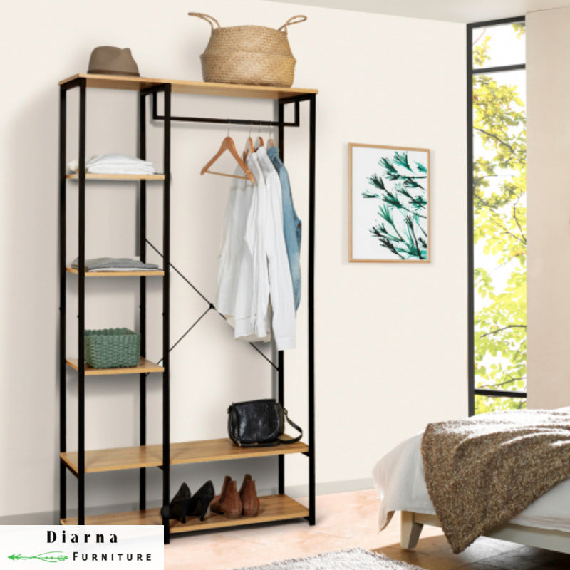 دريسنج ستيل وخشب - اسود وبيج