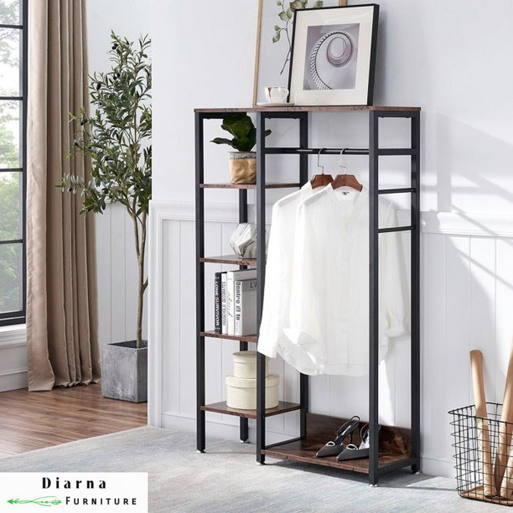 دريسنج ستيل وخشب - اسود وبني