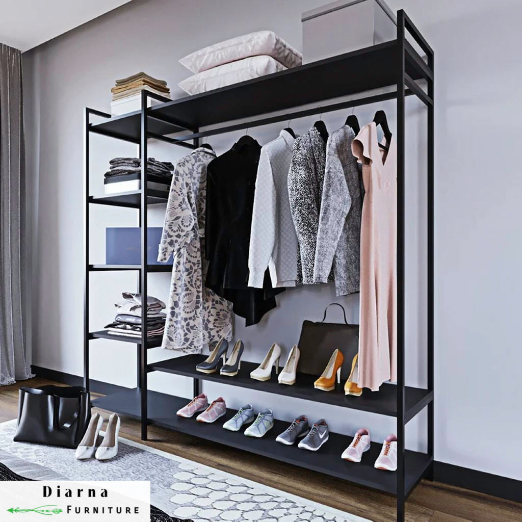 دريسنج ستيل وخشب - اسود