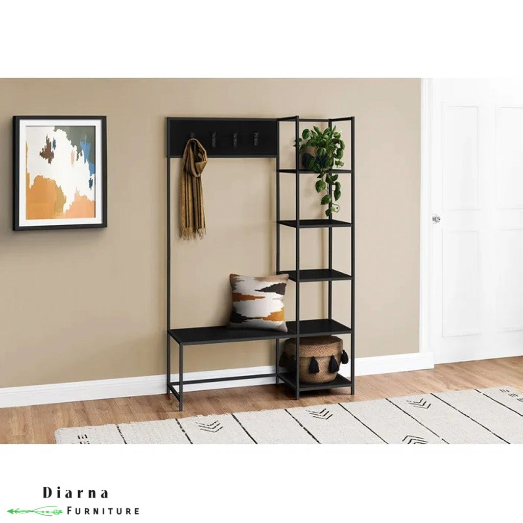 دريسنج ستيل وخشب - اسود