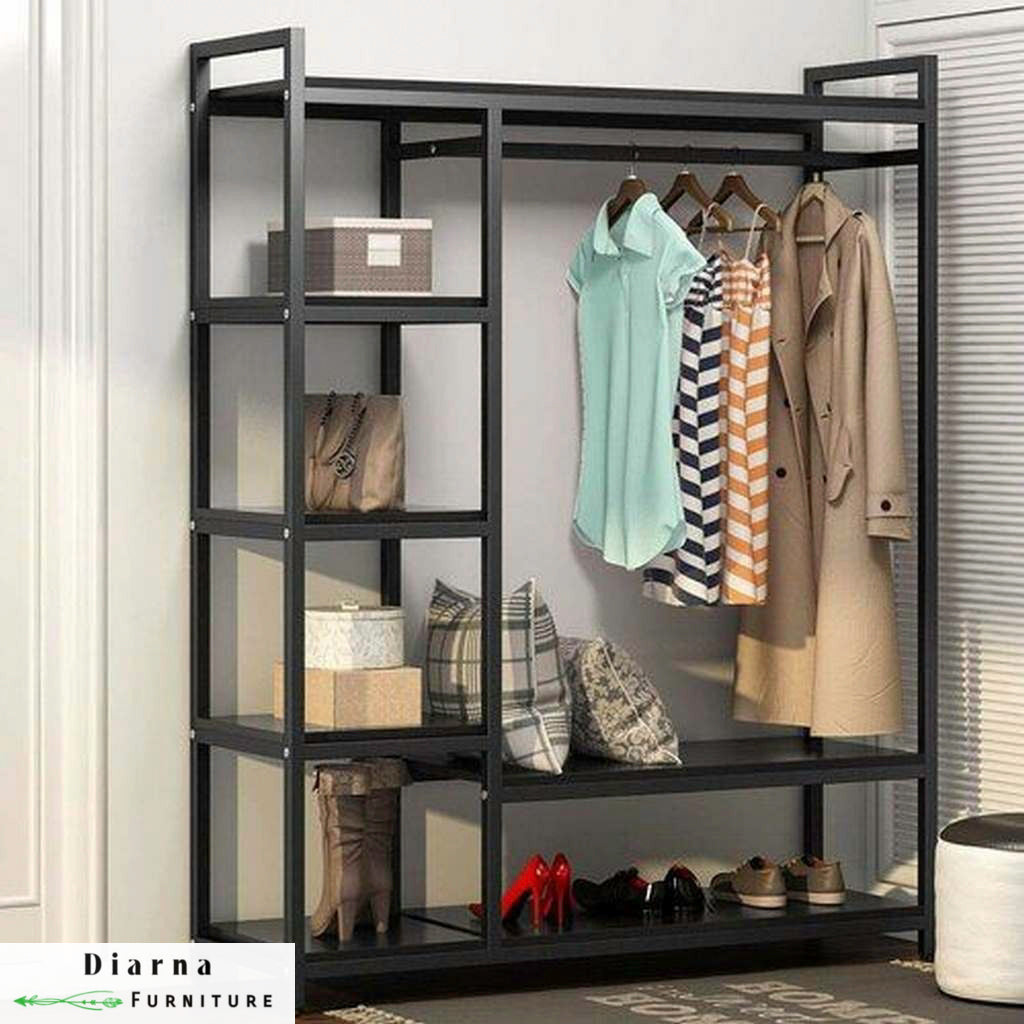 دريسنج ستيل وخشب - اسود