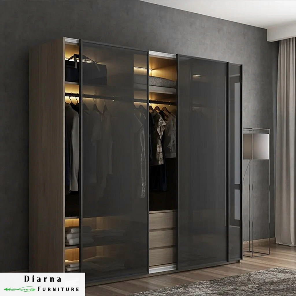 دريسنج مودرن ام دي اف - ابيض واسود