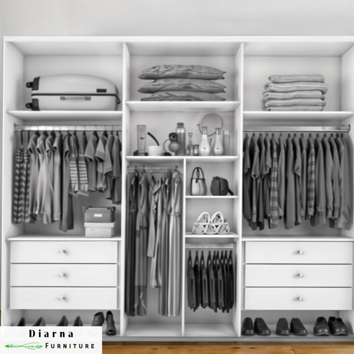 دريسنج ام دي اف - ابيض