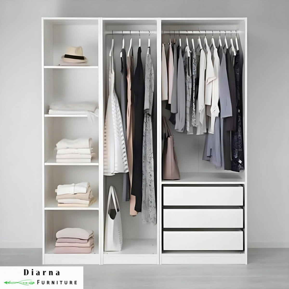 دريسنج ام دي اف - ابيض