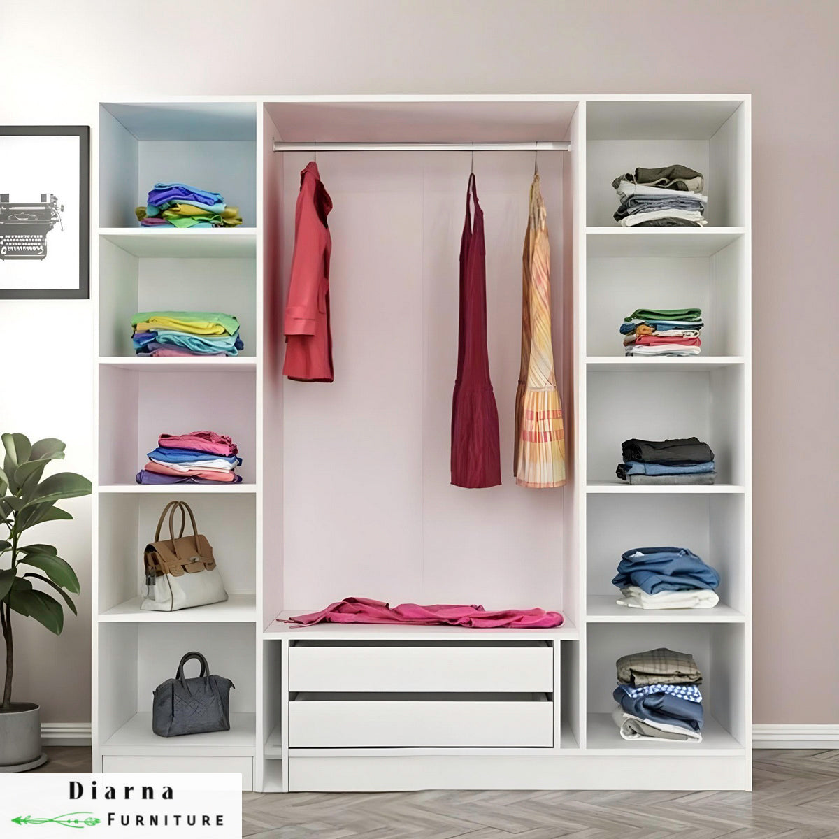 دريسنج ام دي اف - ابيض