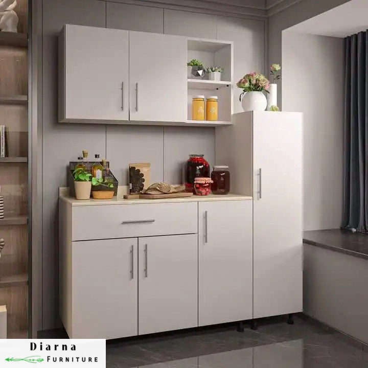 وحدة تخزين مطبخ 3 قطع - ابيض