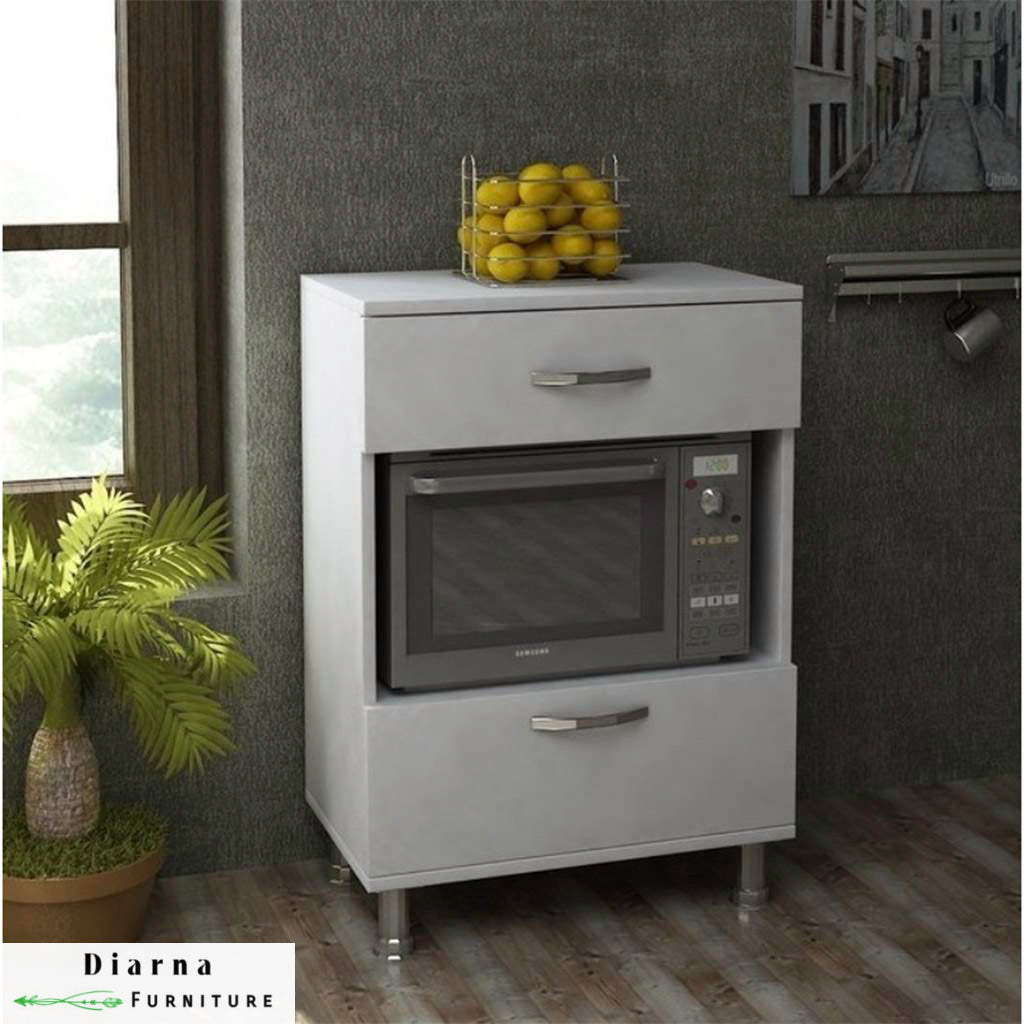 وحدة تخزين مطبخ - ابيض