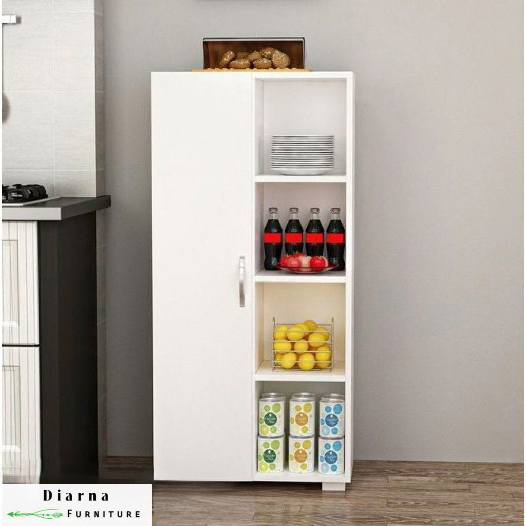 وحدة تخزين مطبخ - ابيض