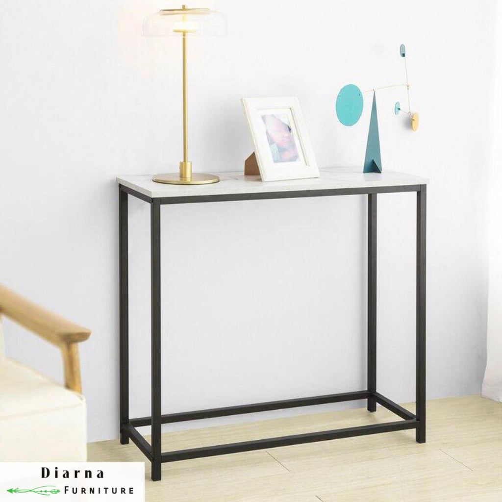 كونسول ستيل و خشب - أسود وابيض