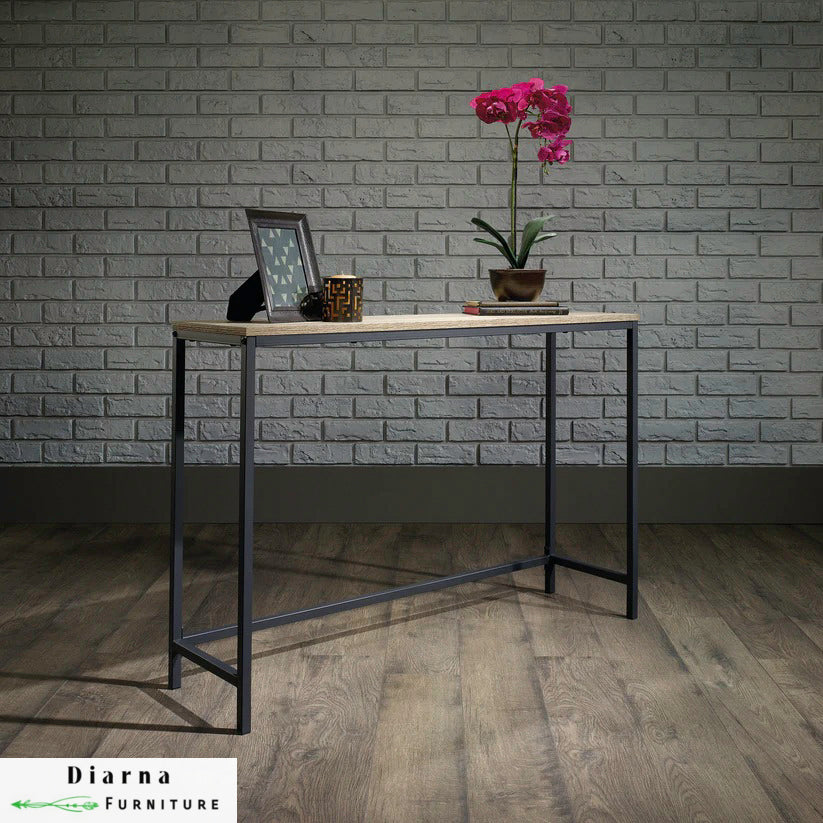كونسول ستيل و خشب - أسود وبيج