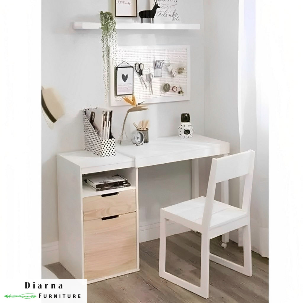 مكتب ام دي اف - ابيض وبيج