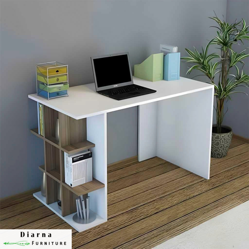 مكتب ام دي اف - ابيض وبني