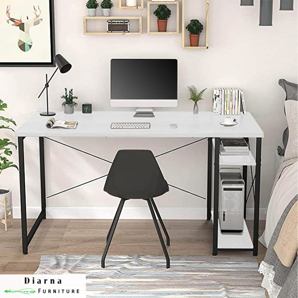 مكتب ستيل وام دي اف - اسود