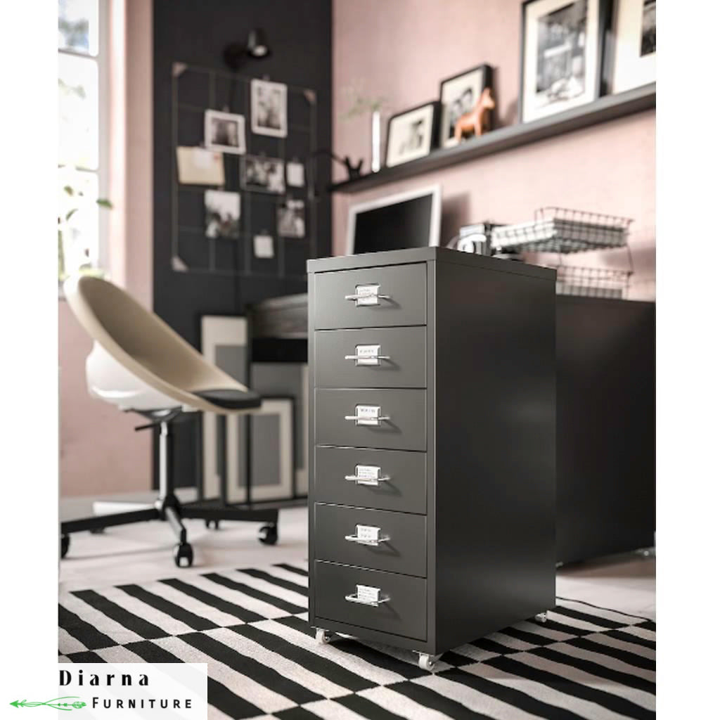 وحدة ادراج ام دي اف - اسود