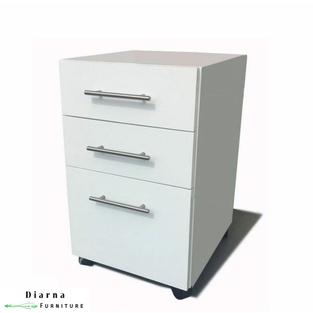 وحدة ادراج ام دي اف - ابيض